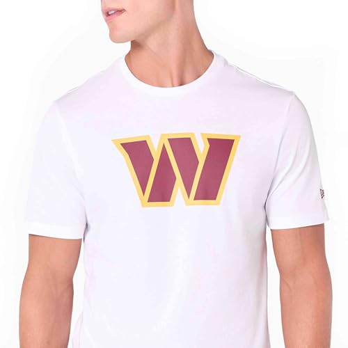 New Era Washington Commanders NFL Team Logo White T-Shirt