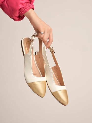 Image of Shoetopia Women Buckle Ballet Flat