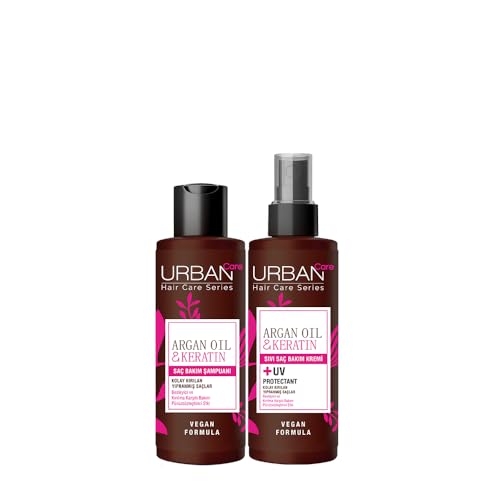 URBAN Care Şampuan 100 ml + Sıvı Saç Kremi 100 ml Argan Yağı & Keratin 2'li Set