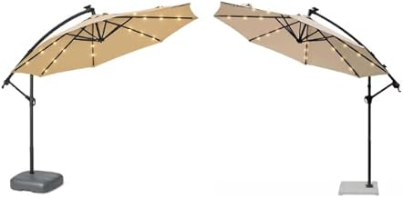 Invezo Garden Umbrella LED Side Pole Round Outdoor Patio Umbrella (9ft diameter) Patio outdoor/Big Size Outdoor/Balcony Umbrella.