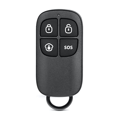 Chuango RC-80 Mando a Distancia para El Sistema de Alarma- Compatible con Sensores y Detectores de Movimiento, Botón de pánico SOS, Fácilmente Portable