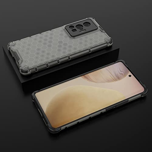 Image of Glasgow Back Case Cover Designed for Vivo X70 pro - Black