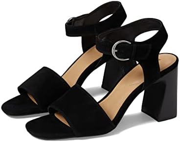 NYDJ Women's Liz Heeled Sandal, Black, 8 | Image 3