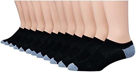 Hanes Men's Socks, X-Temp Lightweight Socks, Low Cut and No Show, 12-Pack