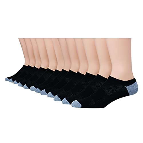 Image of Hanes Men's Socks, Active Cool X-temp Lightweight Moisture-wicking Cushioned Ankle, Crew and No Show, 12 and 14 Pair Packs