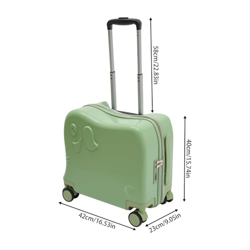 Valise à roulettes en caoutchouc ABS PC bagage cabine robuste pour enfant