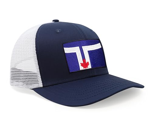 Image of International Tie City Hat for Men and Women, Adjustable Snapback Trucker Baseball Cap with Embroidered Patch