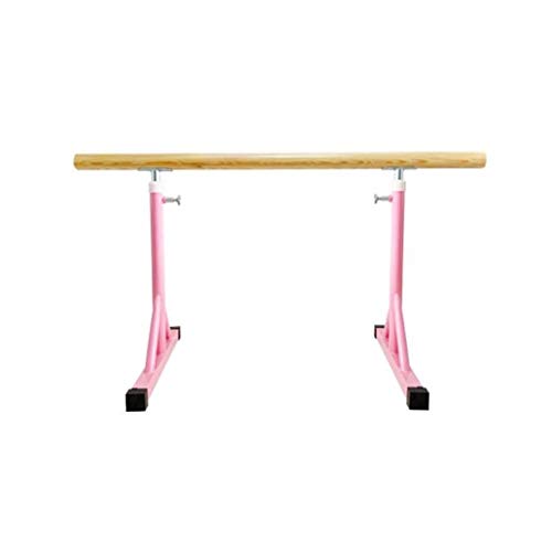 Barre de ballet pour enfants en bois robuste et réglable de 80 à 120 cm pour s'étirer chez soi