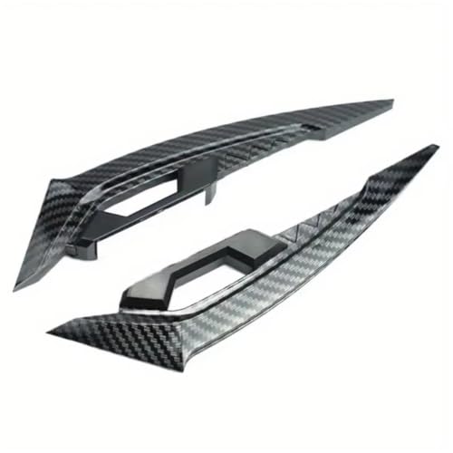Ailerons moto en fiber de carbone contre la portance du vent avant