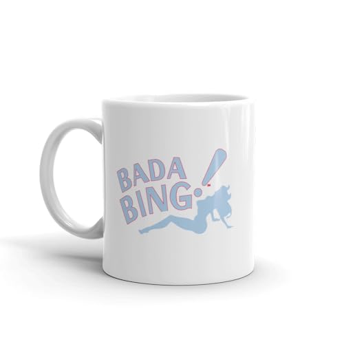 HBO - The Sopranos 'Bada Bing' White Mug - 11 oz - Officially Licensed