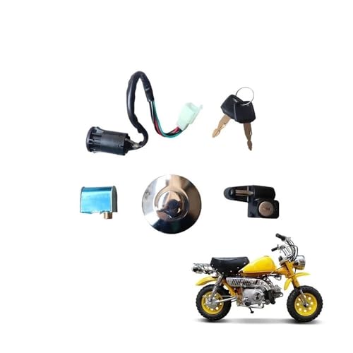 Interrupteur d'allumage 4 broches avec kit de verrouillage complet pour Monkey Z50