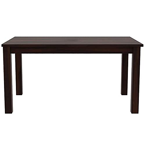 Image of Solid Sheesham Wood 6 Seater Dining Table with 6 Chair for Living Room | Sheesham Wood Dining Set | Hotel Restaurant Dining Set | 6 Seater Dining Set (6 Seater Dining, Walnut)