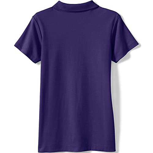 Image of Lands' End School Uniform Girls Short Sleeve Feminine Fit Interlock Polo Shirt