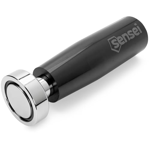 SENSEI® Imán de Neodimio Potente con Mango – Ø 25 mm, Fuerza de Atracción 25 kg – Para Taller, Levantamiento y Recolección de Partículas Metálicas
