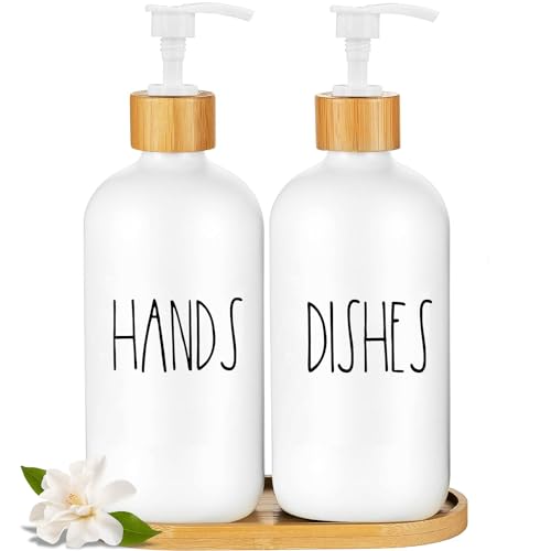 Arktek Glass Soap Dispenser Set