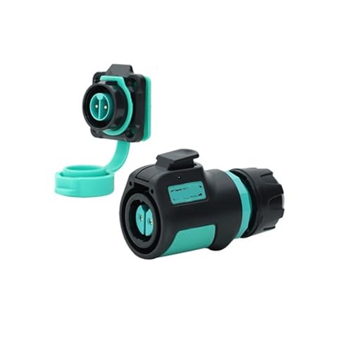 Conector rápido M16 impermeable reversible de 2 pines y base T2 10A 2