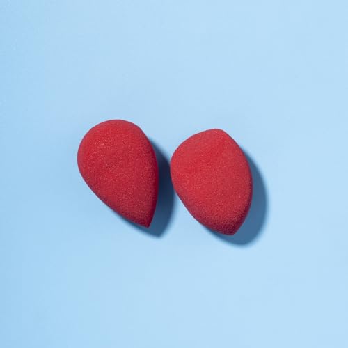 Image of PAC Mini Sponge Set (Water Drop, Olive Cut) (Red) (2 Pc)