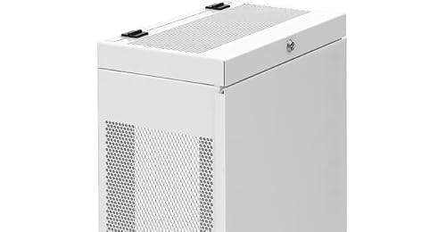 Sysracks 6U Vertical Wall Rack Mount Server 19" Deep Network Cabinet, Server Rack, Removable Side Panels, Locking Mesh Door 24" Computer Cabinet Enclosure Network Rack Case WS 6906
