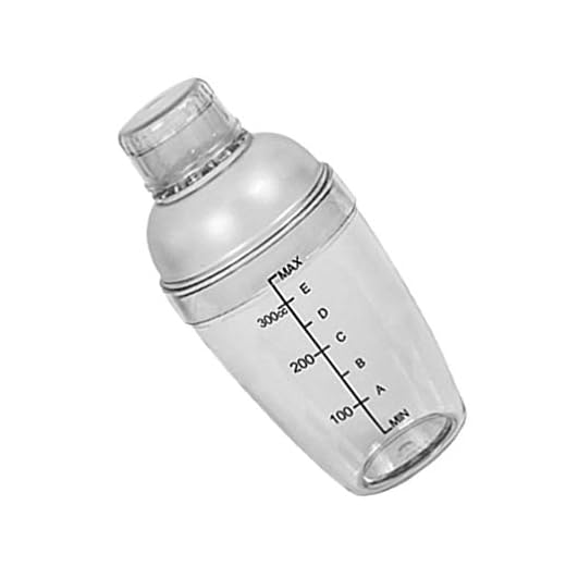 SHERCHPRY Martini Máquinas De Café Expresso Shakers Bartender Recipiente De Fórmula Garrafa De Vidro Máquina De Espresso Recipientes De Café Agitador Pote Transparente Sacudir Branco