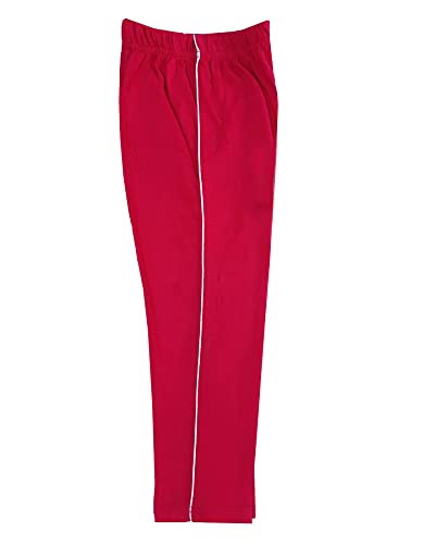 Image of indi weaves Girls Cotton Solid Capri 3 /4th Leggings (Pack of 2)