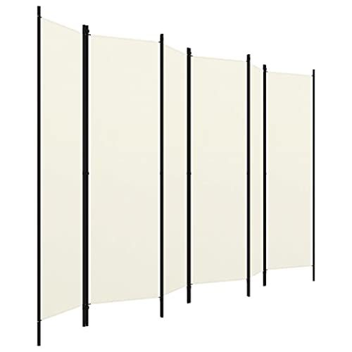 Écran d'intimité blanc de 300 cm pour masquer le désordre d'une pièce - 3