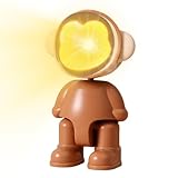 子供用ナイトライト - 調整可能なポーズLEDミニロボット - LED常夜灯 ベッドサイドランプ - 家庭装飾、リビングルーム、保育園、寮、ベッドサイド、デスク、テーブル、誕生日パーティー景品用