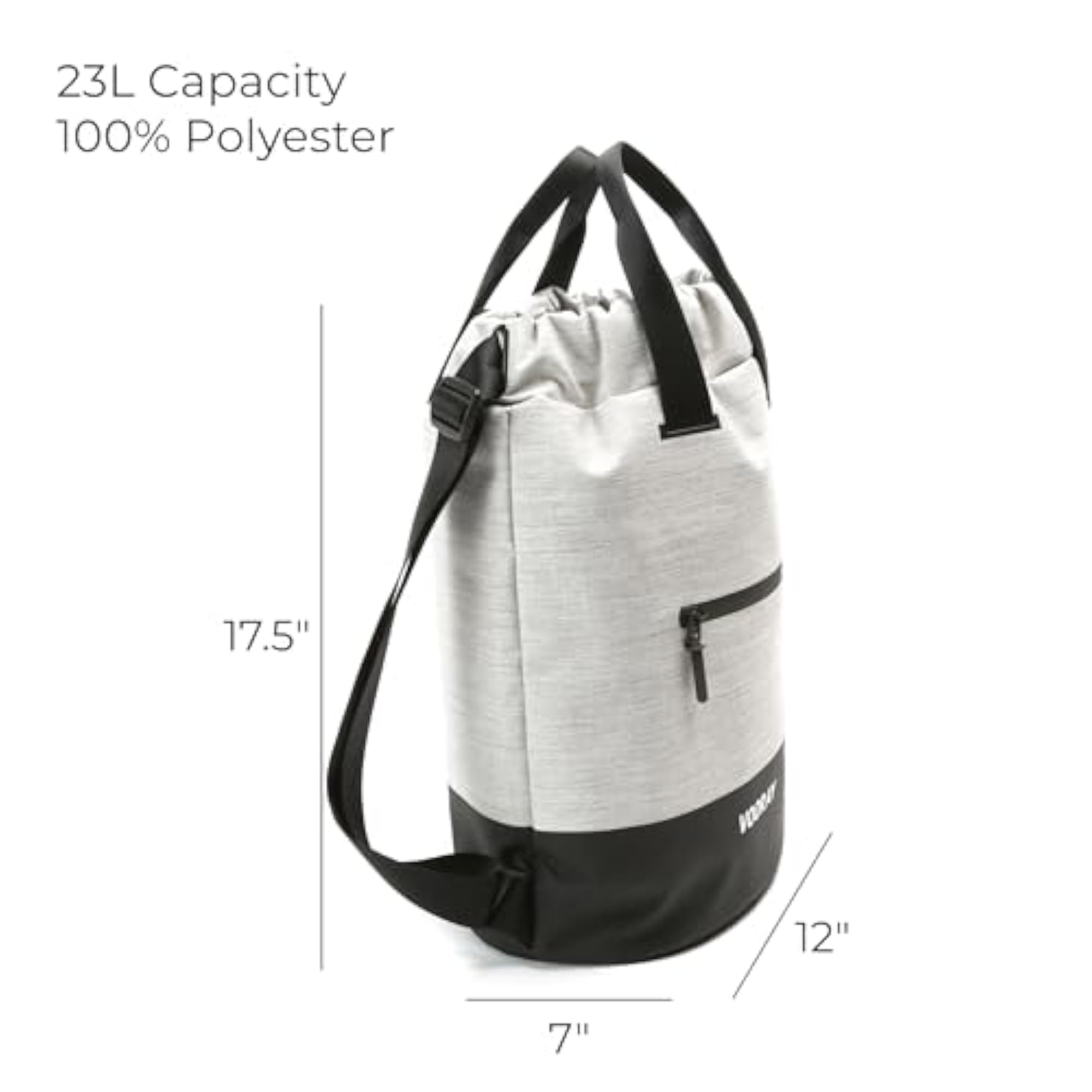 23L Ultra-Durable Flex Cinch Gym Drawstring Backpack