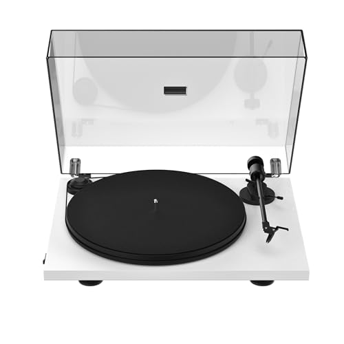 Pro-Ject Primary E, Audiophiler Plug&Play Plattenspieler (Weiß)