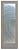 Frosted Glass Interior Door - Metacurl - 3D Enhanced Frosted - Oceanic - 30" x 84" - Book/Slab Door - Alder Clear