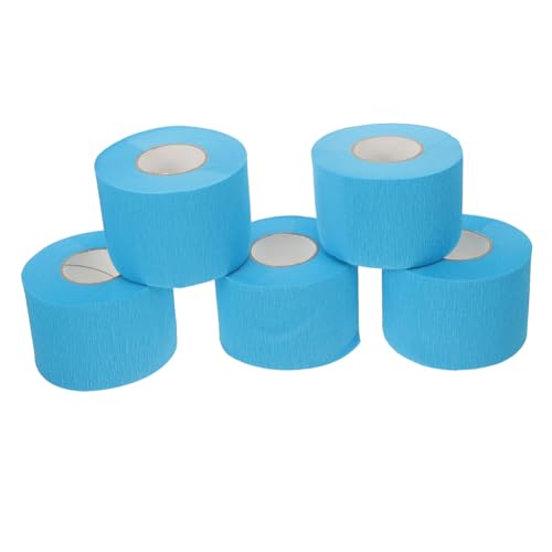 HAPINARY 5 Rollos Pañuelo de peluquería tira desechable para papel de cuello de organizacion organización envoltura de cuello de peluquería tiras para peinar modelado