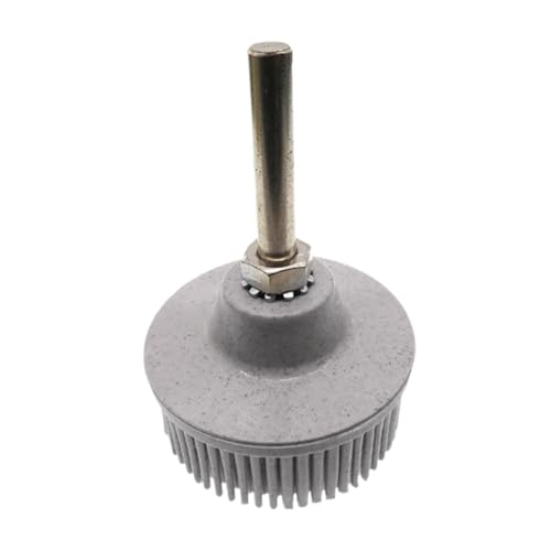 Generic 2 inch Bristle Disc, Abrasives Coating Removal Disc, Metal Finishing, Multifunctional Wear Resistant Rubber Abrasives Brush , Gray