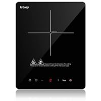 Piastra ad induzione portatile, piano cottura elettrico a induzione - (2100 W, autosufficiente,...