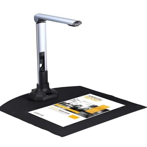 Scanner portable USB A4 10MP HD auto focus pour numérisation de documents au bureau et à l'école