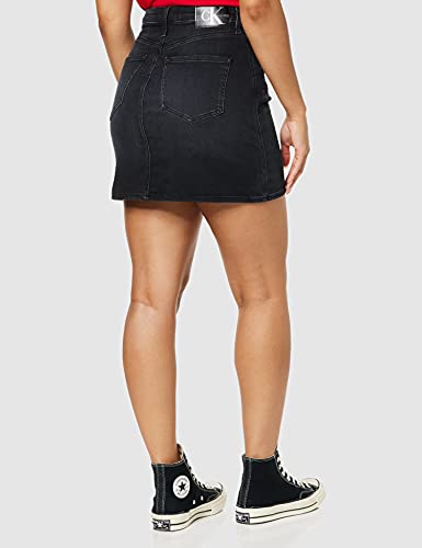 Calvin Klein Jeans HR Mini Skirt Gonna, Denim