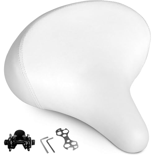 Ampia seduta con design anatomico: l'ampia superficie di appoggio nella parte anteriore alleggerisce glutei e perineo, mentre la forma affusolata offre libertà di movimento. Perfetto per uomo e donna come sella in gel per bicicletta con assorbimento ottimale degli urti.