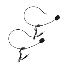 Microphone headset for voice amplifier--the microphone arm can be bent at will to adjust the position,Earhook Microphone Head-mounted microphone--this microphone is directly plugged into the microphone interface of the amplifier and laptop,Headset Mi...