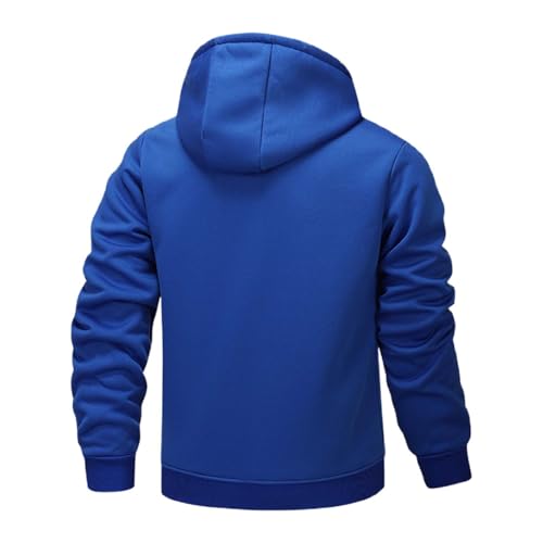 Sweat mixte sweat noir et bleu pull à manches longues à capuche