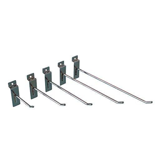 50 Ganci in Metallo per Pannello Dogato Lunghezza 5 cm