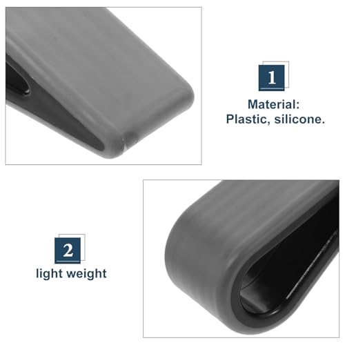 Soporte para portátil de silicona negro Kisangel 2 piezas miniatura 6