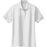 Joe's USA Ladies Short Sleeve Polo Shirt-S-White