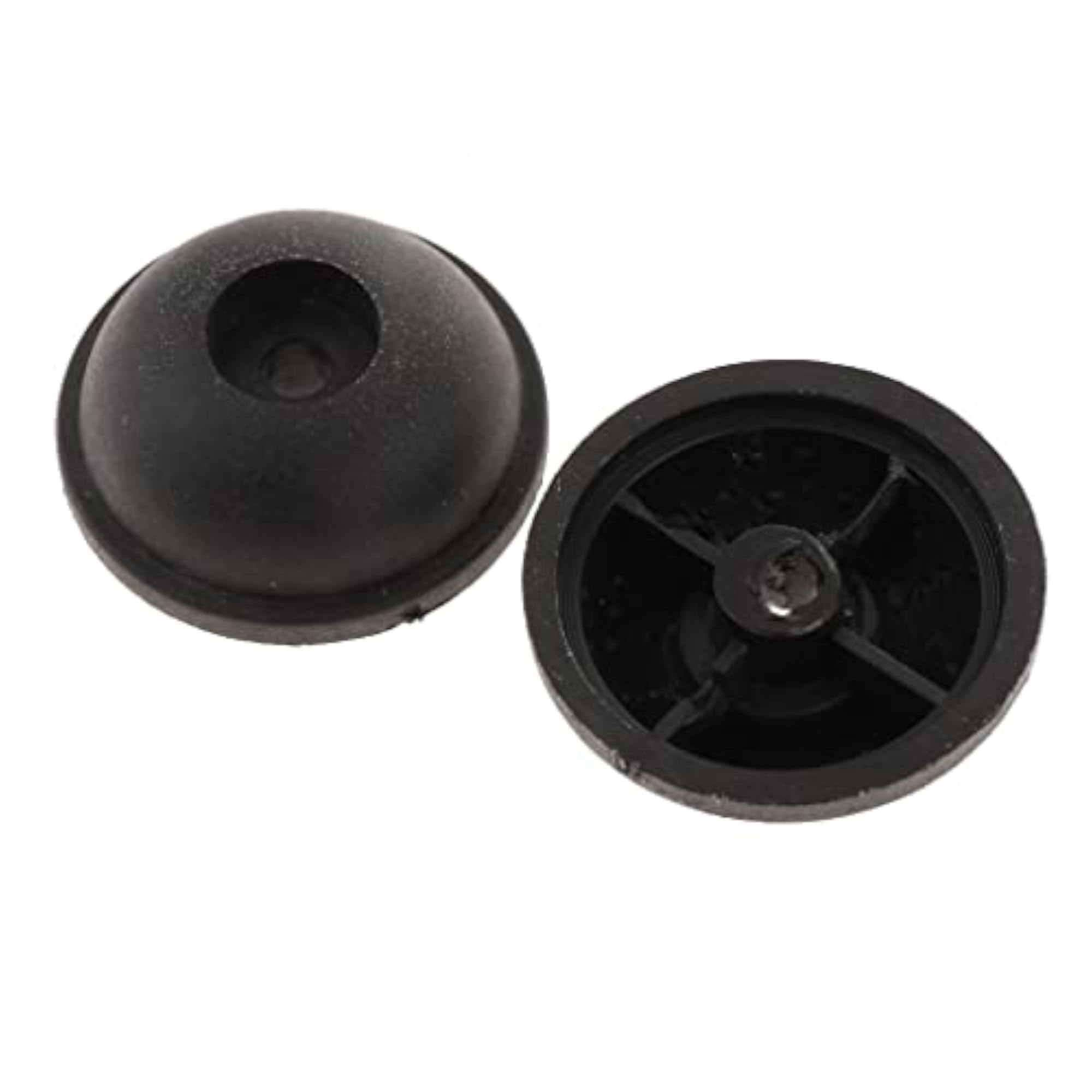 3x Luggage Stud Foot Replacement Bottom Studs, Black