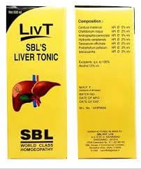 SBL Liv T Liver Tonic 500ml - Set of 1 Bottle
