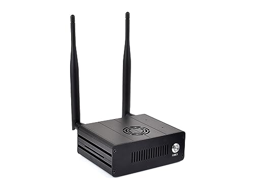 Waveshare Aluminum Alloy Case for Jetson Orin, with Camera Holder, Mini-Computer Case, Compatible with Jetson Orin Nano/Jetson Orin NX Kits/Jetson Orin Nano Super Developer Kit