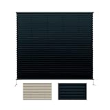 SHADEPLUS RV Blinds,RV Pleated Shades,RV Window Shades,Camper Blinds,RV Window Blinds for RV Camper Travel Trailers Motorhome's Window 32' W x 24' L Black