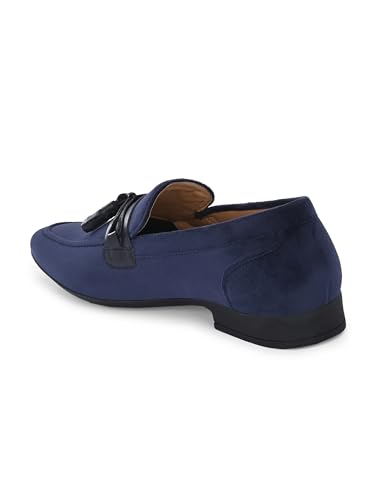 Image of San Frissco Men's Formal Loafers Leatherette Trending Shoes with Tussle,Semi Casual Cushioned Footbed Cushioned Footbed Formal Party Slip-On Shoes /Stylish, Comfortable & Lightweight