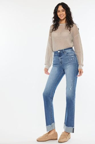 SALT TREE Kancan - Trini High Rise Straight Jeans - Essential, KC20065M4