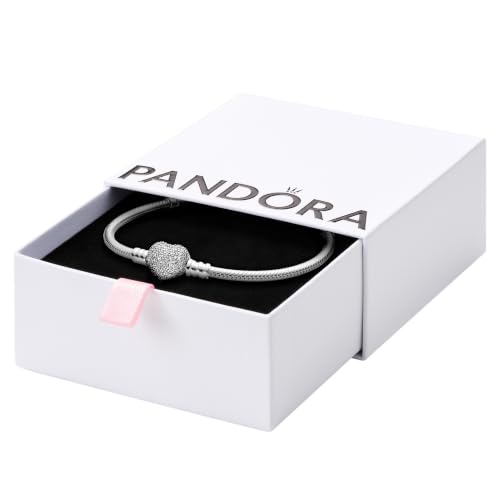 Pandora Moments Sparkling Clasp Snake Chain Bracelet