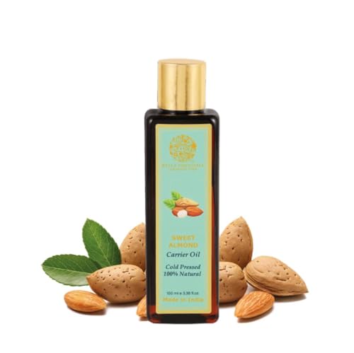 RYLLZ ESSENTIALS Sweet Almond Carrier Oil | For Hair Growth, Massage and Nourishment, Glowing Face and Skin | 100% Pure Badam Tail & Natural | Cold Pressed & Extra Virgin Oil | 100ml