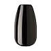 KISS imPRESS Color Press-On Manicure Fake Nails, All Black - Short & Square, Solid Black, Ready To Wear, Chip Proof, Smudge Proof, No Dry Time, Mini File & More | 30 Count (Pack of 2)