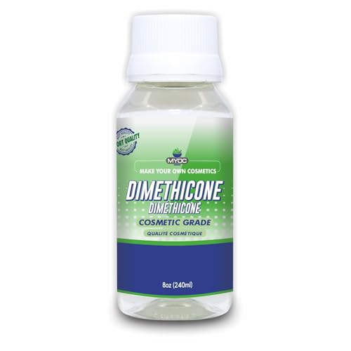 Myoc Pure Dimethicone (240 ml) ohne Verfälschungsmittel | wird für Haar-, Lippen-, Körper- und Hautpflegeprodukte verwendet | Dimethicone Feuchtigkeitscreme| Kosmetikqualität